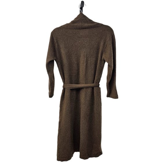 Restoration Hardware 100% Cashmere Long Robe Brown Size Medium - Picture 2 of 10